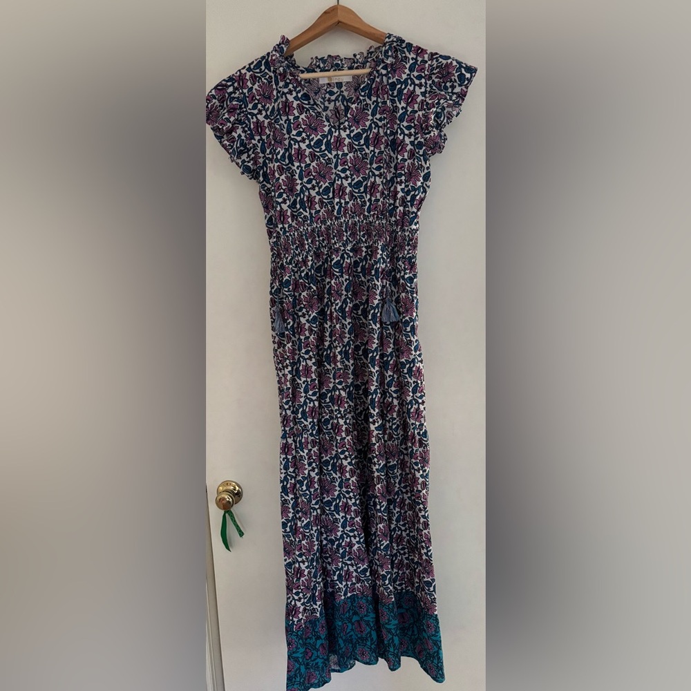 Bindu Floral Print Maxi Dress